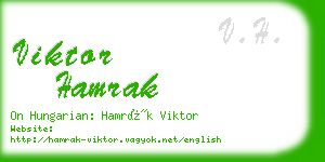viktor hamrak business card